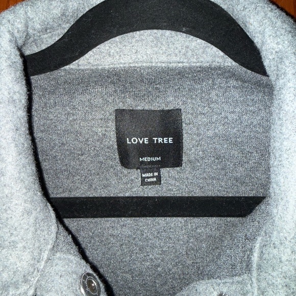 Love Tree Light Gray Utility Jacket - Picture 3 of 4